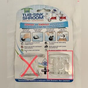 SinkShroom Drain Protectors Hair Catchers for Sinks brand new